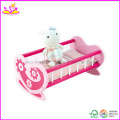 Wooden Doll Bed, with En71 Certificate (W06E010)